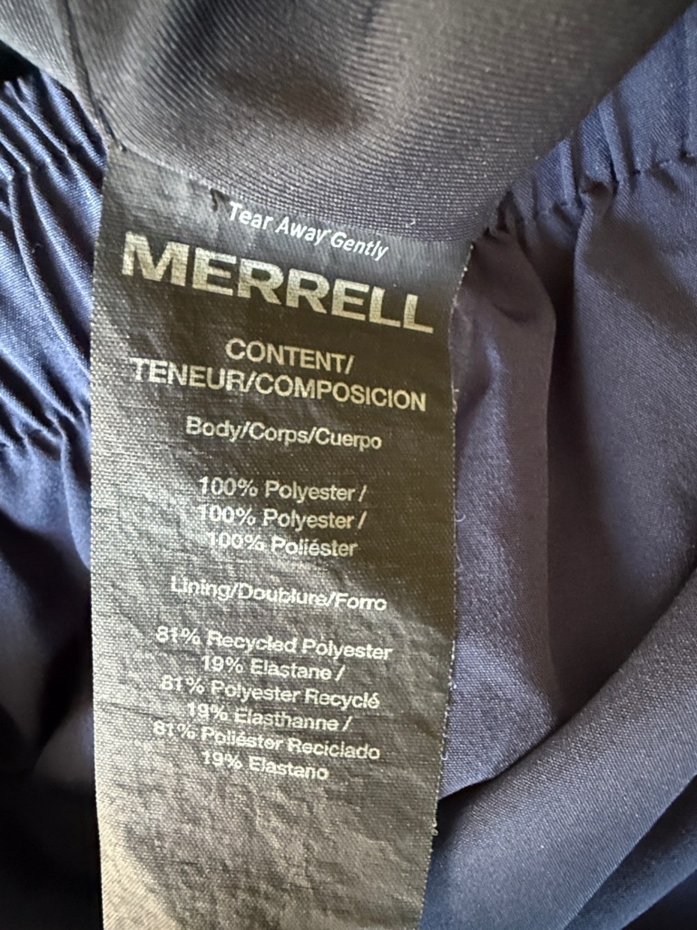 Merrell Lined Running Shorts - Picture 7 of 7